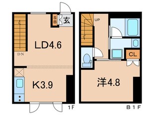 ウーヴァス池袋の物件間取画像